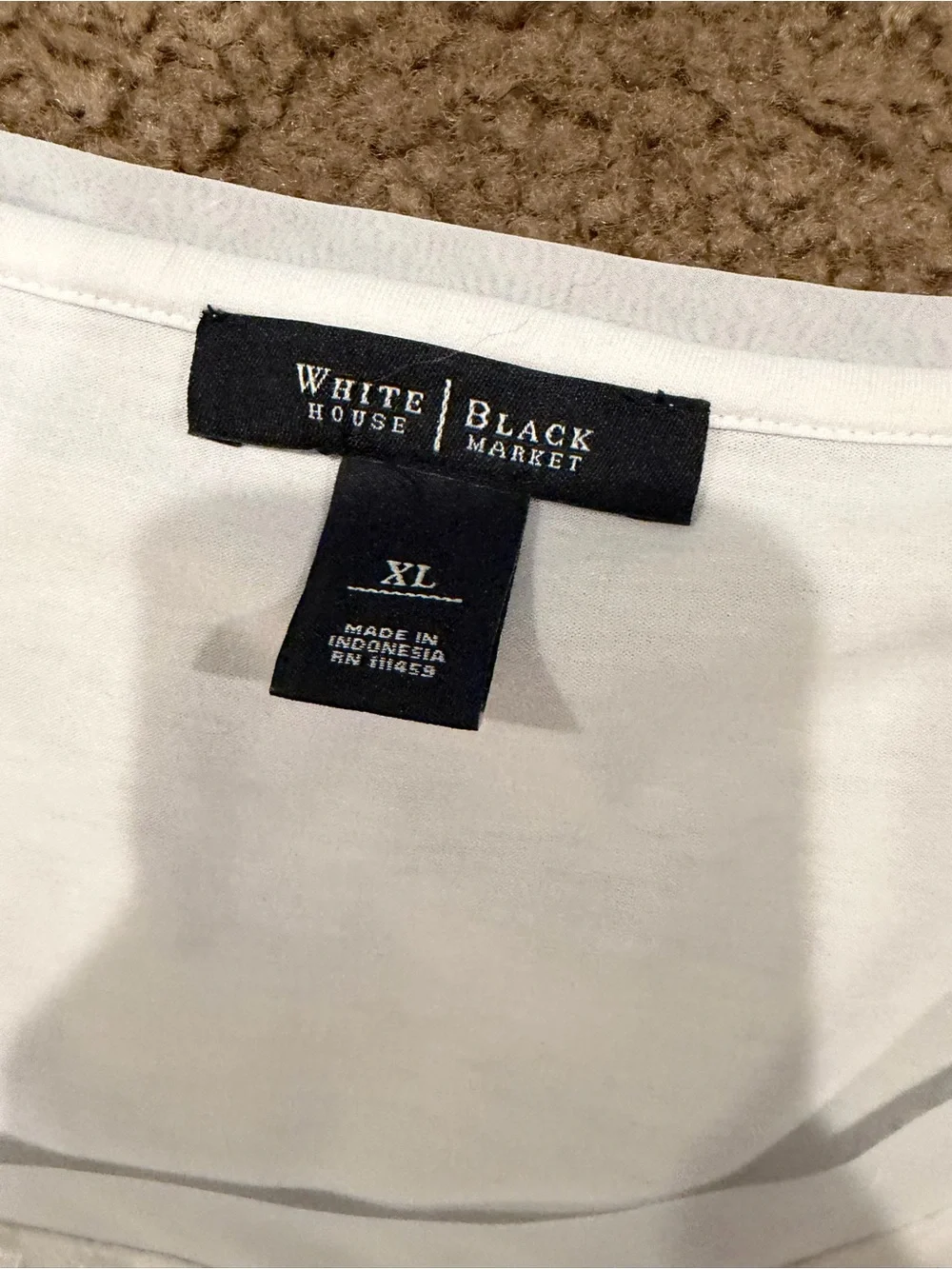 White House Black Market Women’s Blue Bootcut Jeans - 10 Mid Wash And Top
